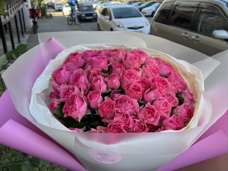 Букет из кустовых Пинк дименшион